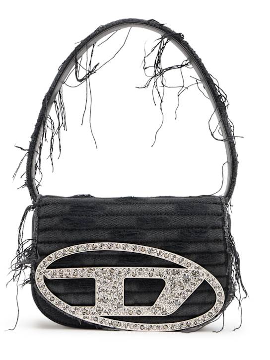 Diesel: 1DR treated canvas shoulder bag - women_0 | Luisa Via Roma