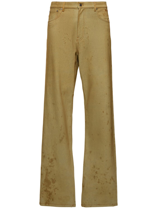 MSGM: Tea wash denim jeans - men_0 | Luisa Via Roma