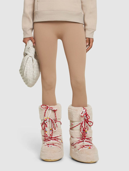 Moon Boot: Icon synthetic moon boots w/ beads - women_1 | Luisa Via Roma