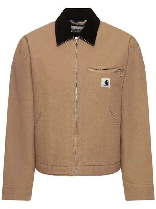Carhartt WIP: OG Detroit Dearborn canvas jacket - women_0 | Luisa Via Roma