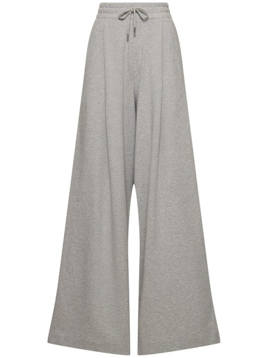 Dries Van Noten: Hadium jersey wide pants - women_0 | Luisa Via Roma