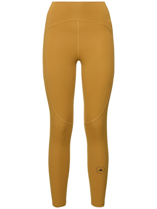 adidas By Stella McCartney: True Strength recycled tech 7/8 tights - women_0 | Luisa Via Roma