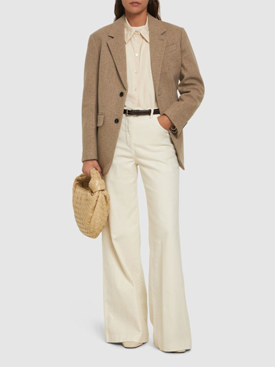 ASPESI: Denim straight pants - women_1 | Luisa Via Roma