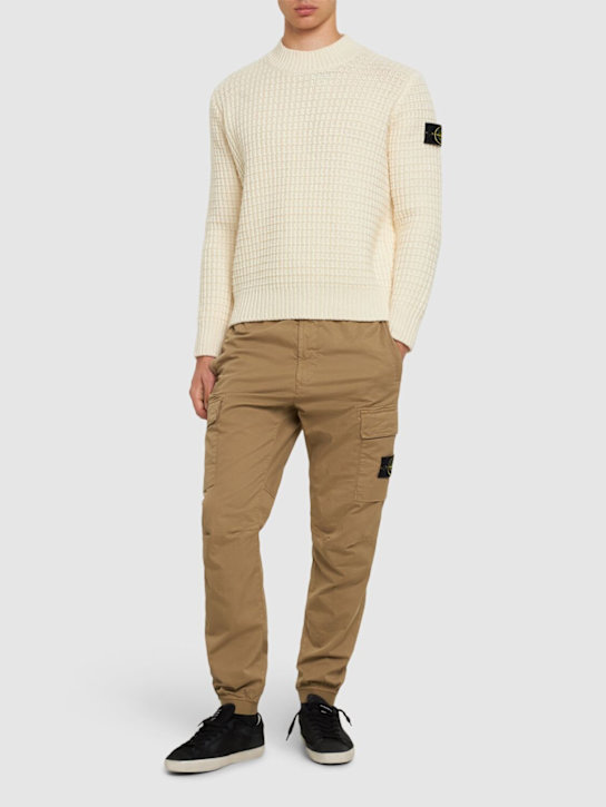 Stone Island: Rollkragenpullover aus Wolle - men_1 | Luisa Via Roma