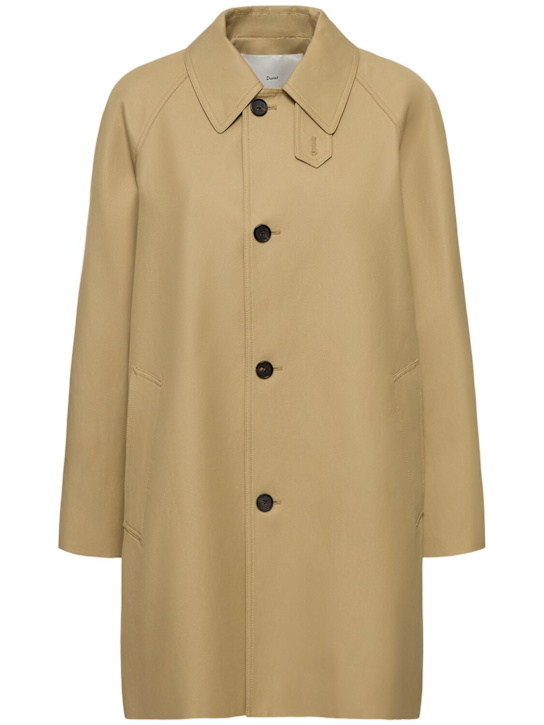 Dunst: Unisex cotton blend mac coat - women_0 | Luisa Via Roma