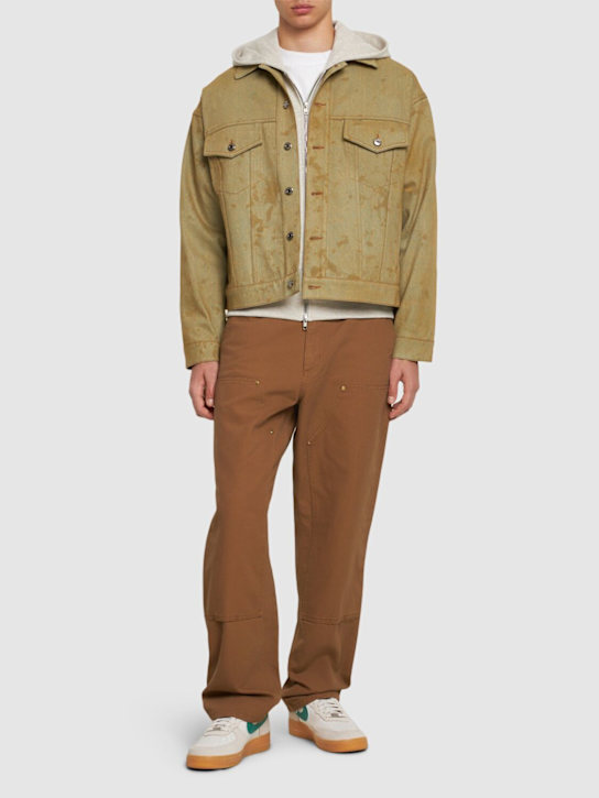 Carhartt WIP: L32 Double knee organic cotton jeans - men_1 | Luisa Via Roma