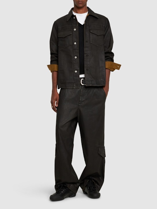 Dries Van Noten: Paxford cotton twill cargo pants - men_1 | Luisa Via Roma