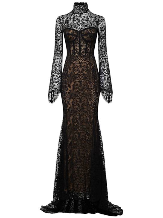 Zuhair Murad: レースマキシドレス - women_0 | Luisa Via Roma