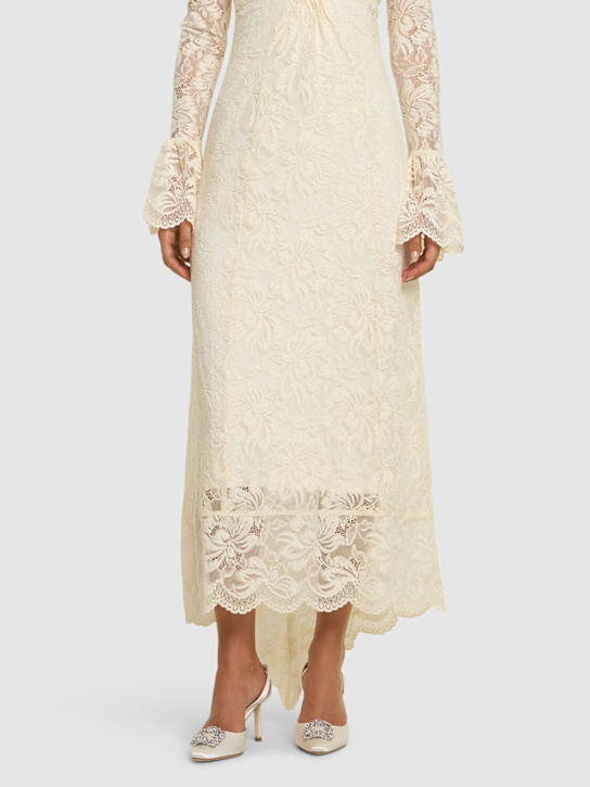 Manolo Blahnik: Hangisli サテンパンプス 70mm - women_1 | Luisa Via Roma