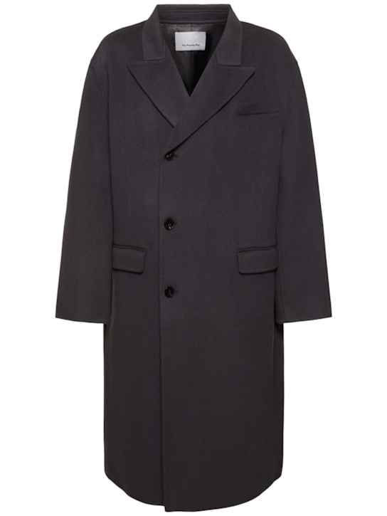 The Frankie Shop: Paxton wool blend coat - Grey - men_0 | Luisa Via Roma