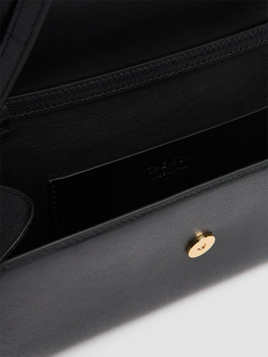 The Row: Evening shiny leather clutch - Black - women_5 | Luisa Via Roma