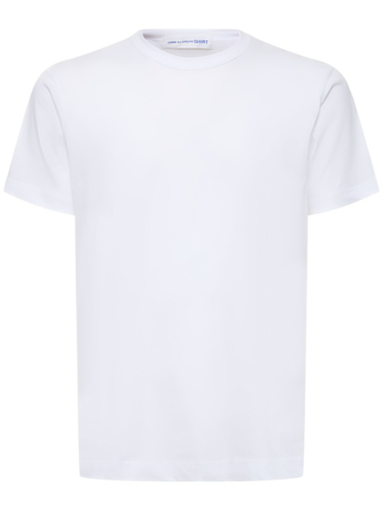 Comme des Garçons Shirt: Strong Will コットンTシャツ - men_0 | Luisa Via Roma