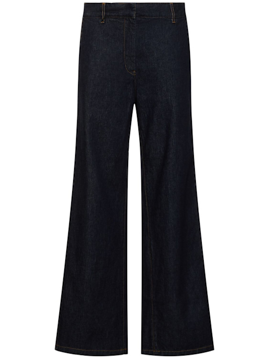 Dries Van Noten: Paxy denim midrise straight jeans - women_0 | Luisa Via Roma