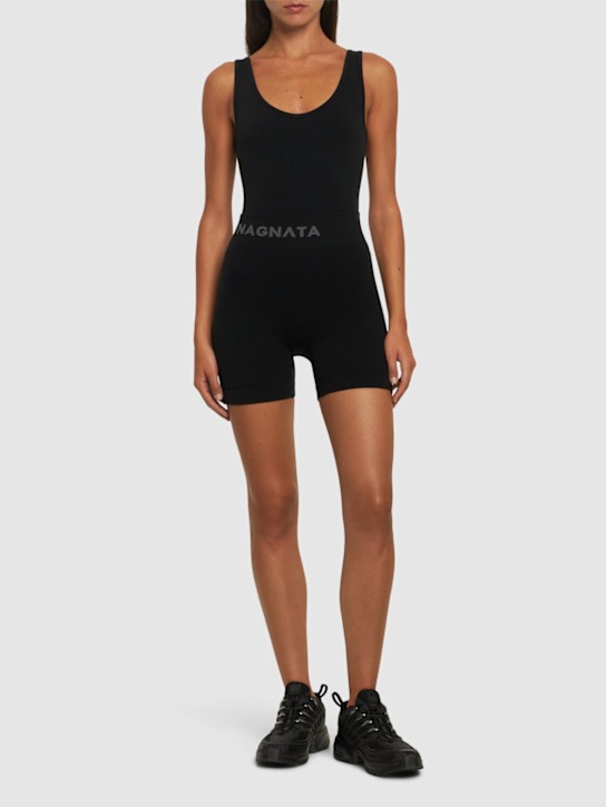 Nagnata: Ballet wool blend mini shorts - women_1 | Luisa Via Roma