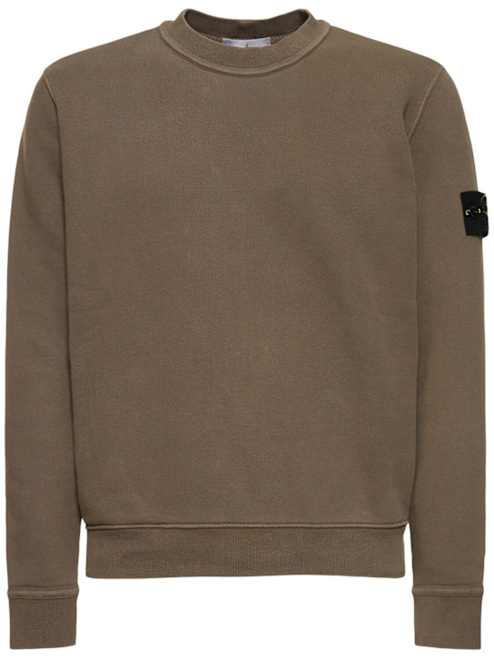 Stone Island: Crewneck sweatshirt - men_0 | Luisa Via Roma