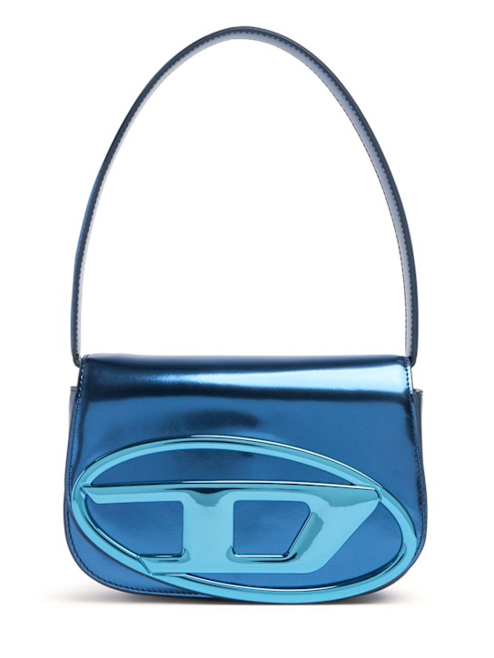 Diesel: 1DR metallic leather shoulder bag - women_0 | Luisa Via Roma