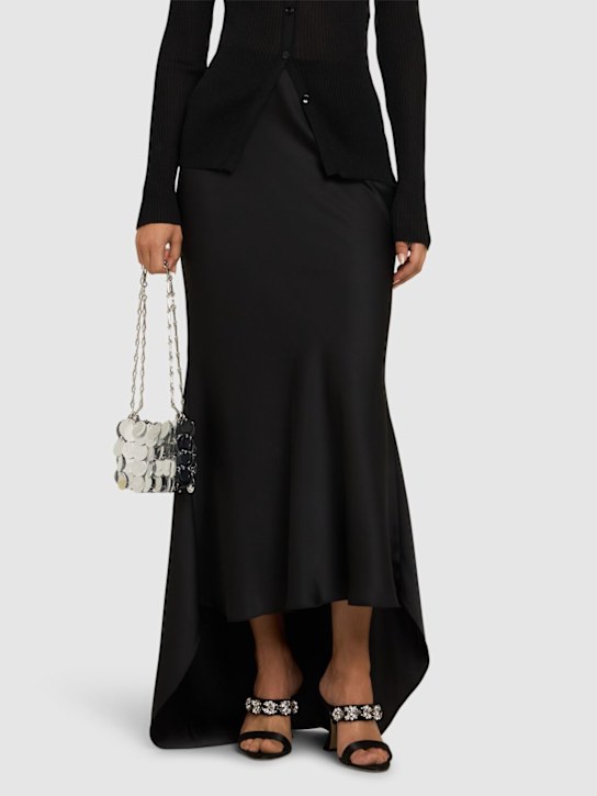 Manolo Blahnik: 90mm Persan satin sandals - women_1 | Luisa Via Roma