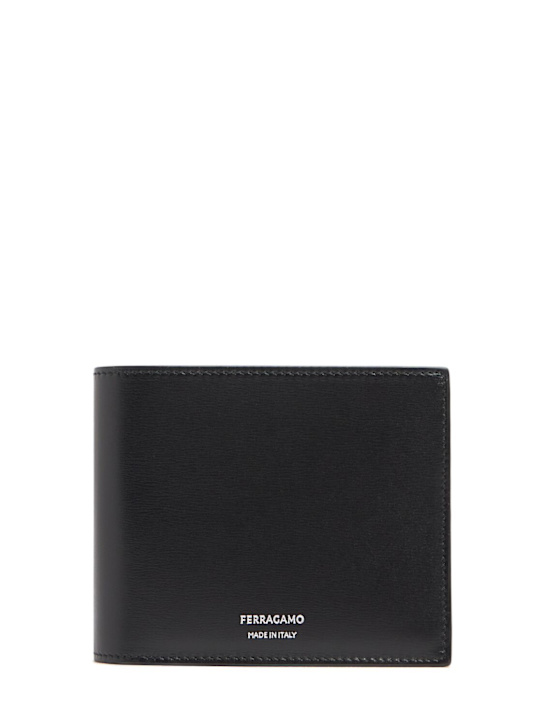 Ferragamo: Florence leather wallet - men_0 | Luisa Via Roma