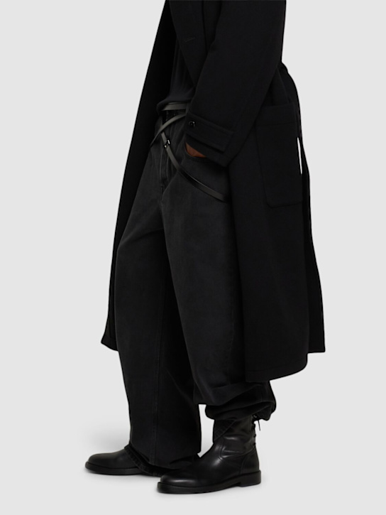 Ann Demeulemeester: Heiko laced back ankle boots - men_1 | Luisa Via Roma