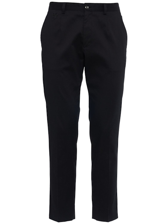 Stretch wool gabardine pants - Thumbnail 1