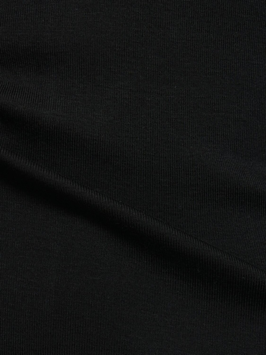 Flore Flore: Steffi Longsleeve organic cotton t-shirt - Black - women_3 | Luisa Via Roma