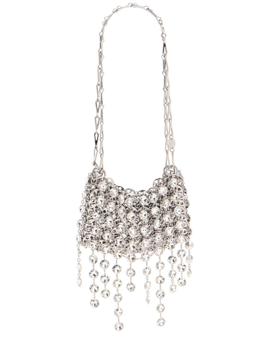 Rabanne: Strass Filet ショルダーバッグ - women_0 | Luisa Via Roma