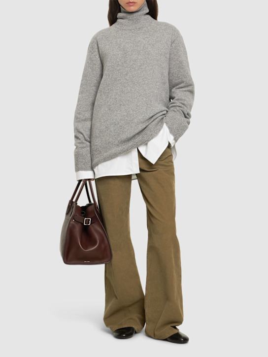 The Row: Eglitta corduroy straight pants - women_1 | Luisa Via Roma