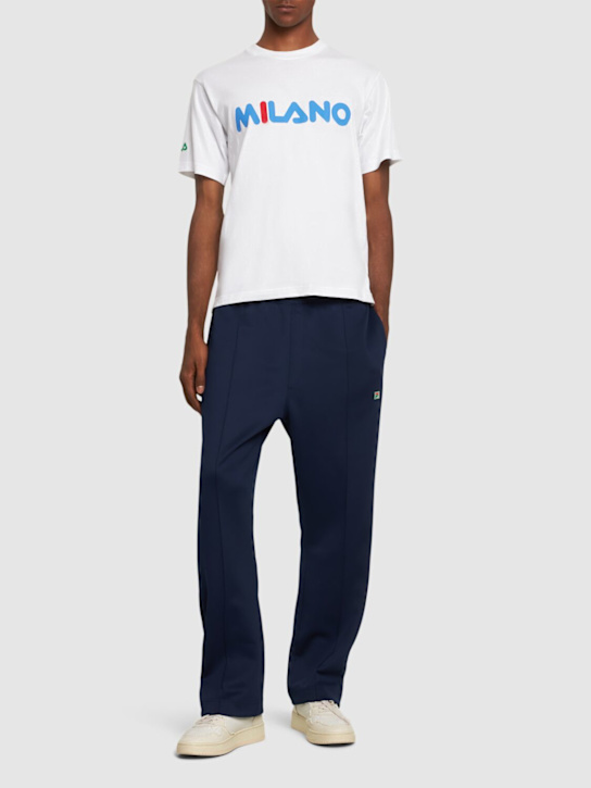 FILA +: F+ Milano t-shirt - Pure White - men_1 | Luisa Via Roma