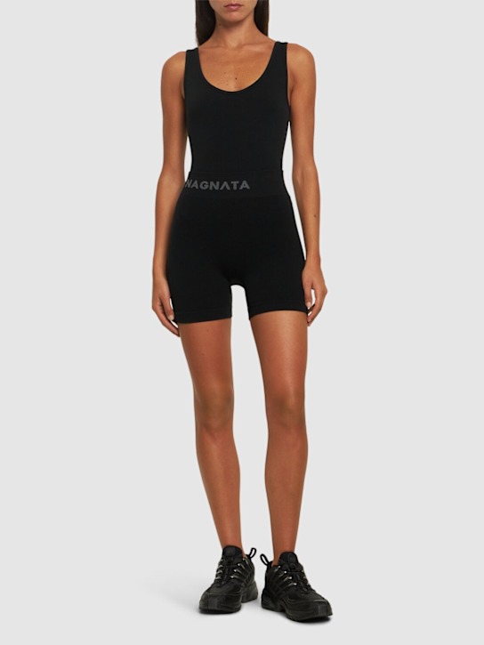 Nagnata: Ballet wool blend bodysuit - women_1 | Luisa Via Roma