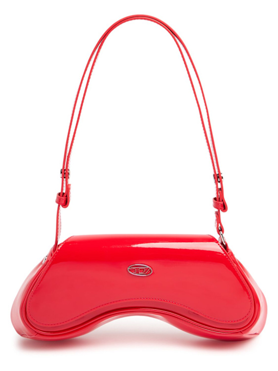Diesel: Play glossy tech crossbody bag - women_0 | Luisa Via Roma