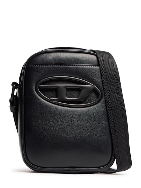 Diesel: Holi-D tech crossbody bag - Black - men_0 | Luisa Via Roma