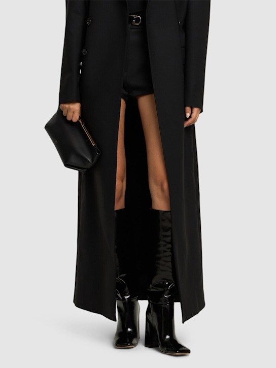 Gianvito Rossi: 95mm Vanta patent leather boots - women_1 | Luisa Via Roma