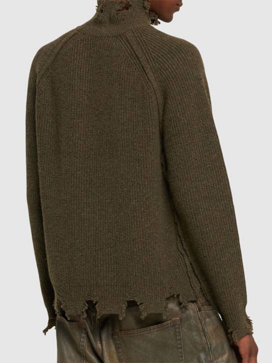 Andersson Bell: Roghen distressed turtleneck sweater - men_2 | Luisa Via Roma