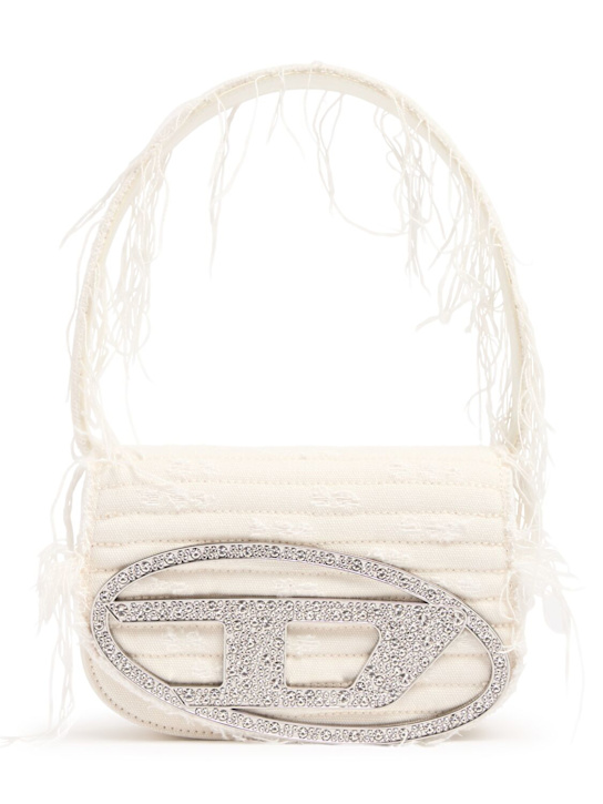 Diesel: 1DR Treated canvas shoulder bag - women_0 | Luisa Via Roma