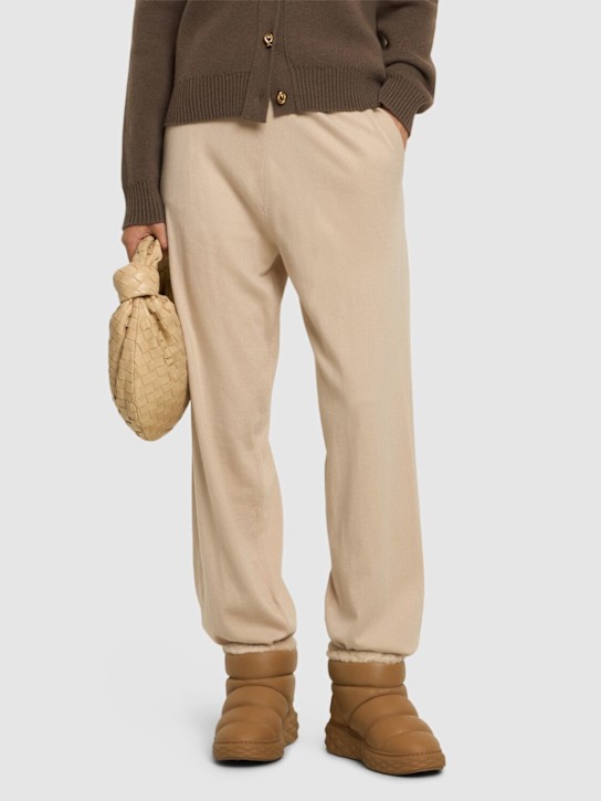 Jimmy Choo: 30mm Xan shearling snow boots - women_1 | Luisa Via Roma