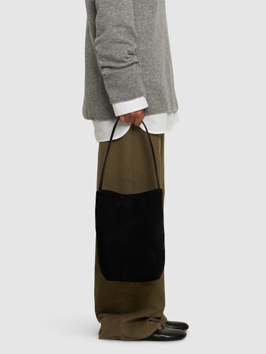 The Row: Medium N/S Park Tote suede bag - women_1 | Luisa Via Roma