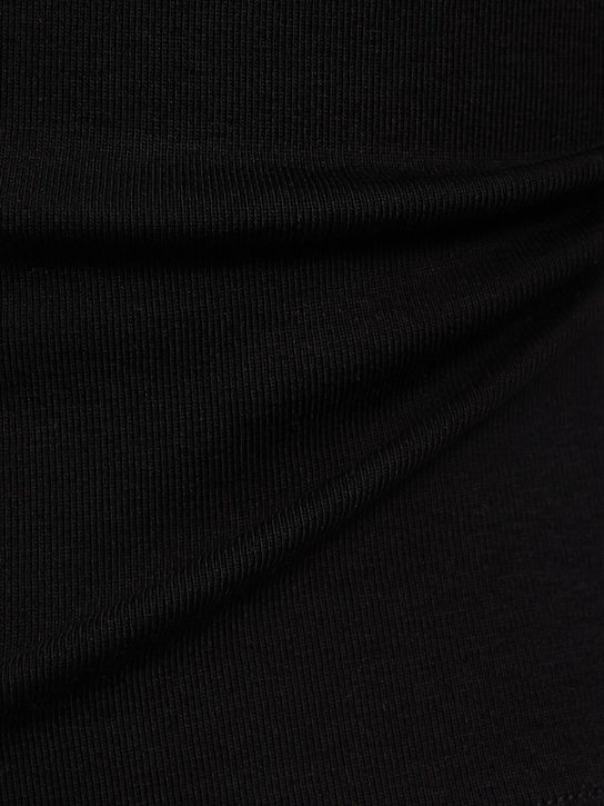 Flore Flore: Hannah Tank organic cotton rib tank top - Black - women_3 | Luisa Via Roma