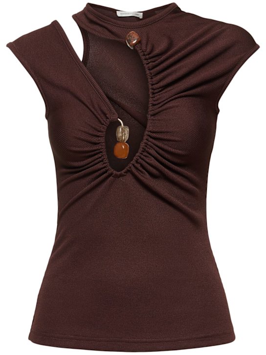 Christopher Esber: コンパクトリブトップ - women_0 | Luisa Via Roma