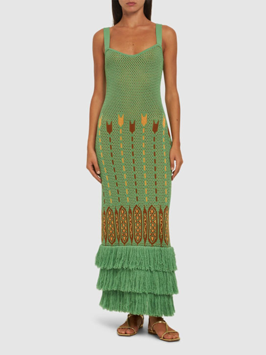 Johanna Ortiz: Viento Verde pima cotton long dress - women_1 | Luisa Via Roma