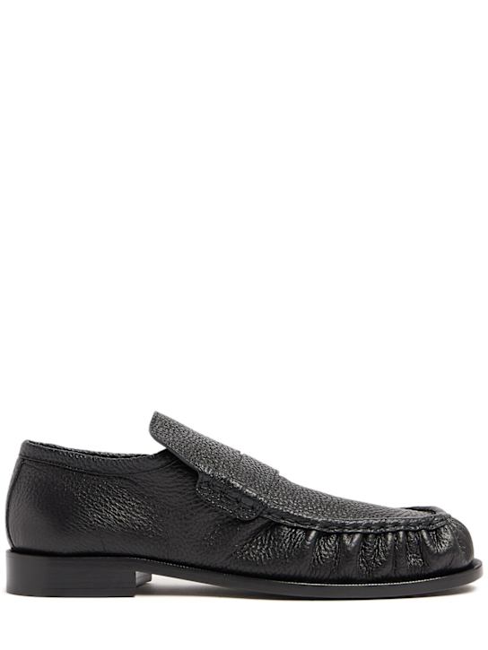 Dries Van Noten: Leather loafers - men_0 | Luisa Via Roma