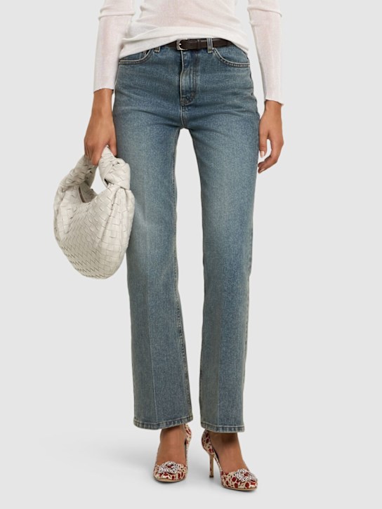 Manolo Blahnik: 70mm Hangisi satin pumps - women_1 | Luisa Via Roma