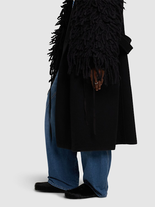 Marni: Fussbett pony skin mules - men_1 | Luisa Via Roma