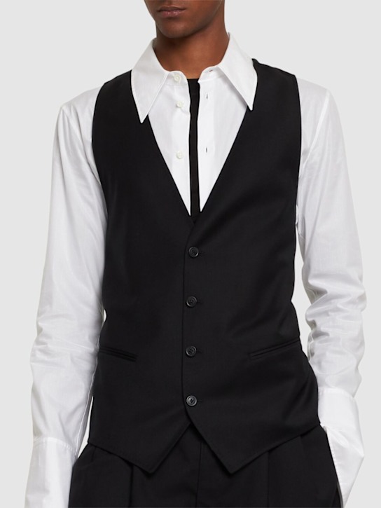 Ann Demeulemeester: Gilet Juikko in lana - men_2 | Luisa Via Roma