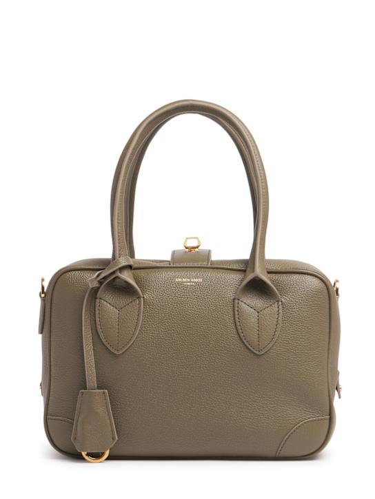 Golden Goose: Bolso de hombro Vita de piel - Verde Salvia - women_0 | Luisa Via Roma