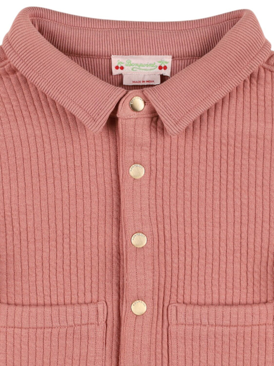 Bonpoint: コットンブレンドキルテッドジャケット - kids-girls_1 | Luisa Via Roma