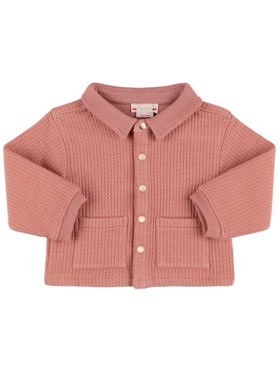 Bonpoint: コットンブレンドキルテッドジャケット - kids-girls_0 | Luisa Via Roma