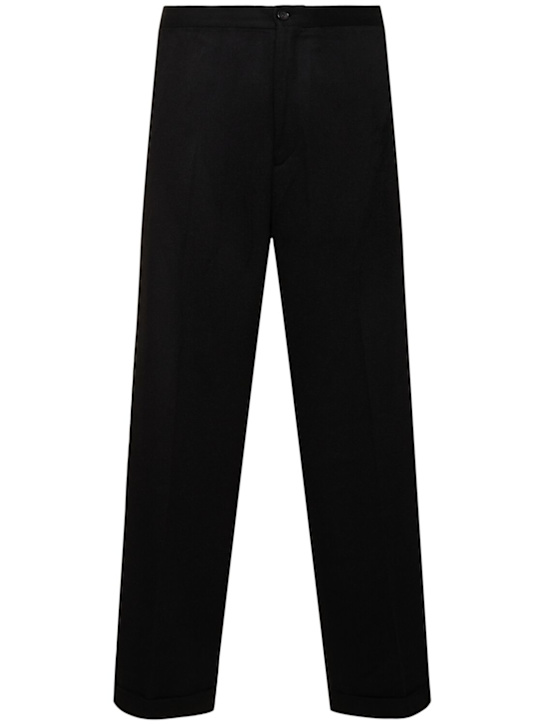 CELLAR DOOR: Fred camel pants - Black - men_0 | Luisa Via Roma