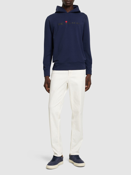 Cotton blend logo sweatshirt - Thumbnail 2