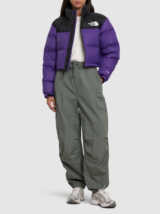 The North Face: Nuptse cropped down jacket - women_1 | Luisa Via Roma