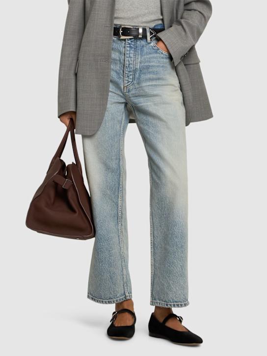 Le Monde Beryl: 5mm Classic velvet Mary Jane flats - women_1 | Luisa Via Roma